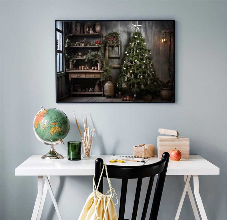 1pc frameless Large Christmas  - Family Tree Print 리뷰 및 가격