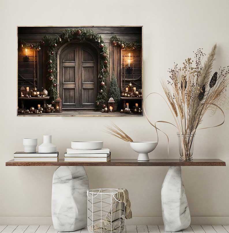 1pc frameless Large Christmas  - Family Tree Print 리뷰 및 가격