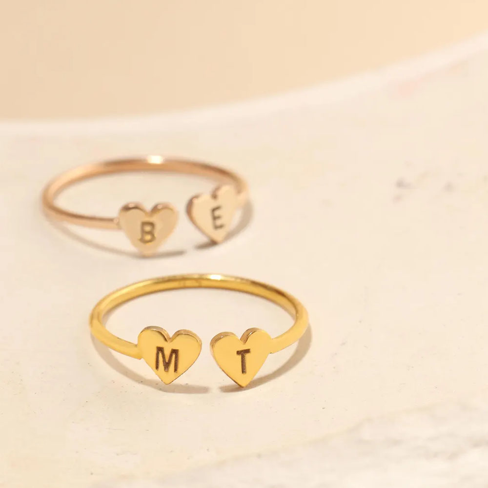 COOLTIME Custom Heart Initial  - Initial Ring Custom 리뷰 및 가격