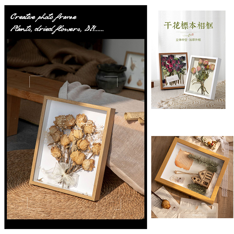 Stereo Hollow 3cm Solid Wood D - Engraved Wood Frame 리뷰 및 가격