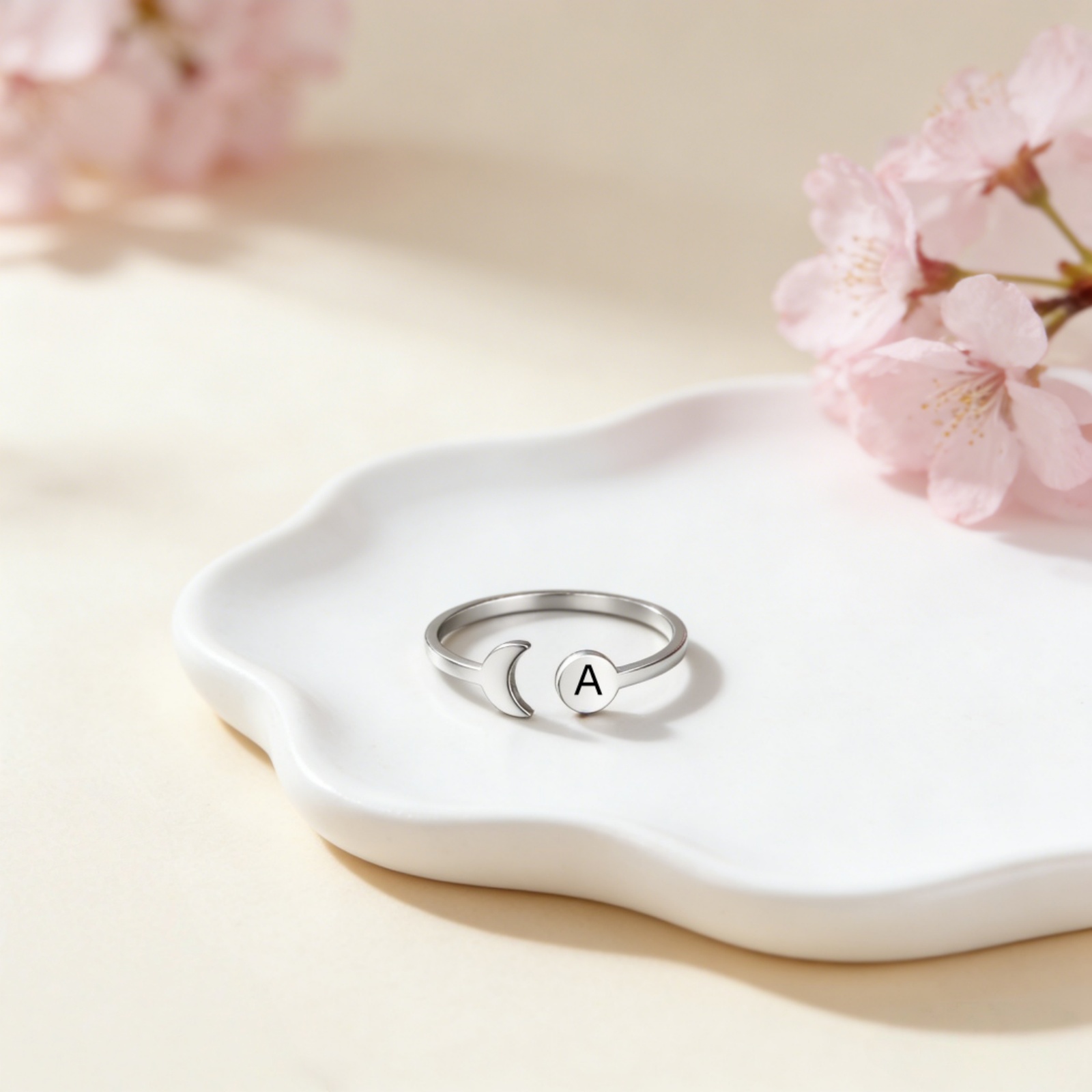 Customized Name A-Z Initial Re - Initial Ring Custom 리뷰 및 가격