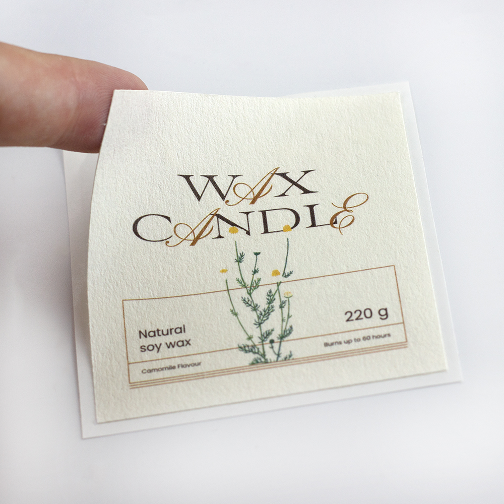Custom Logo Printing Adhesive  - Personalised Candle Label 리뷰 및 가격