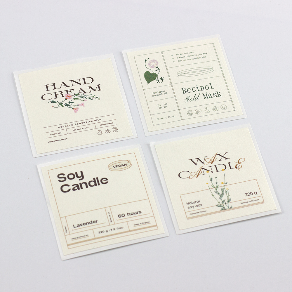 Custom Logo Printing Adhesive  - Personalised Candle Label 리뷰 및 가격