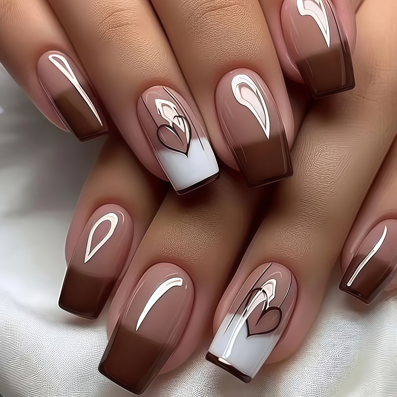 24PCSPurple Press on Nails Med - Pressed Flower Art 리뷰 및 가격