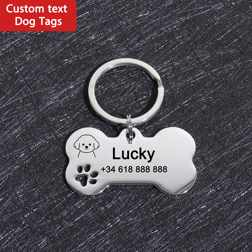 Custom Name Dog Tags Personali - Pet Portrait Custom 리뷰 및 가격