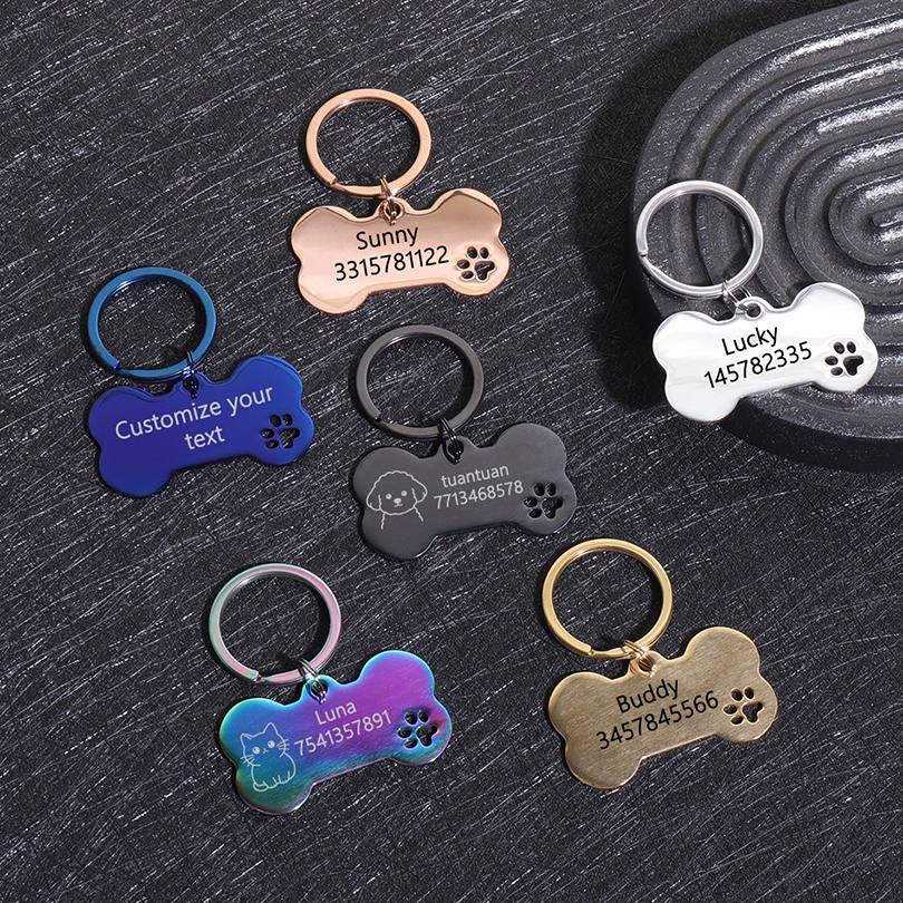 Custom Name Dog Tags Personali - Pet Portrait Custom 리뷰 및 가격