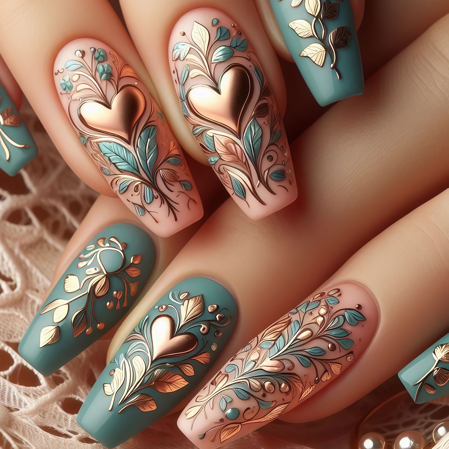 24pcs/set 3D fake nails for wo - Pressed Flower Art 리뷰 및 가격
