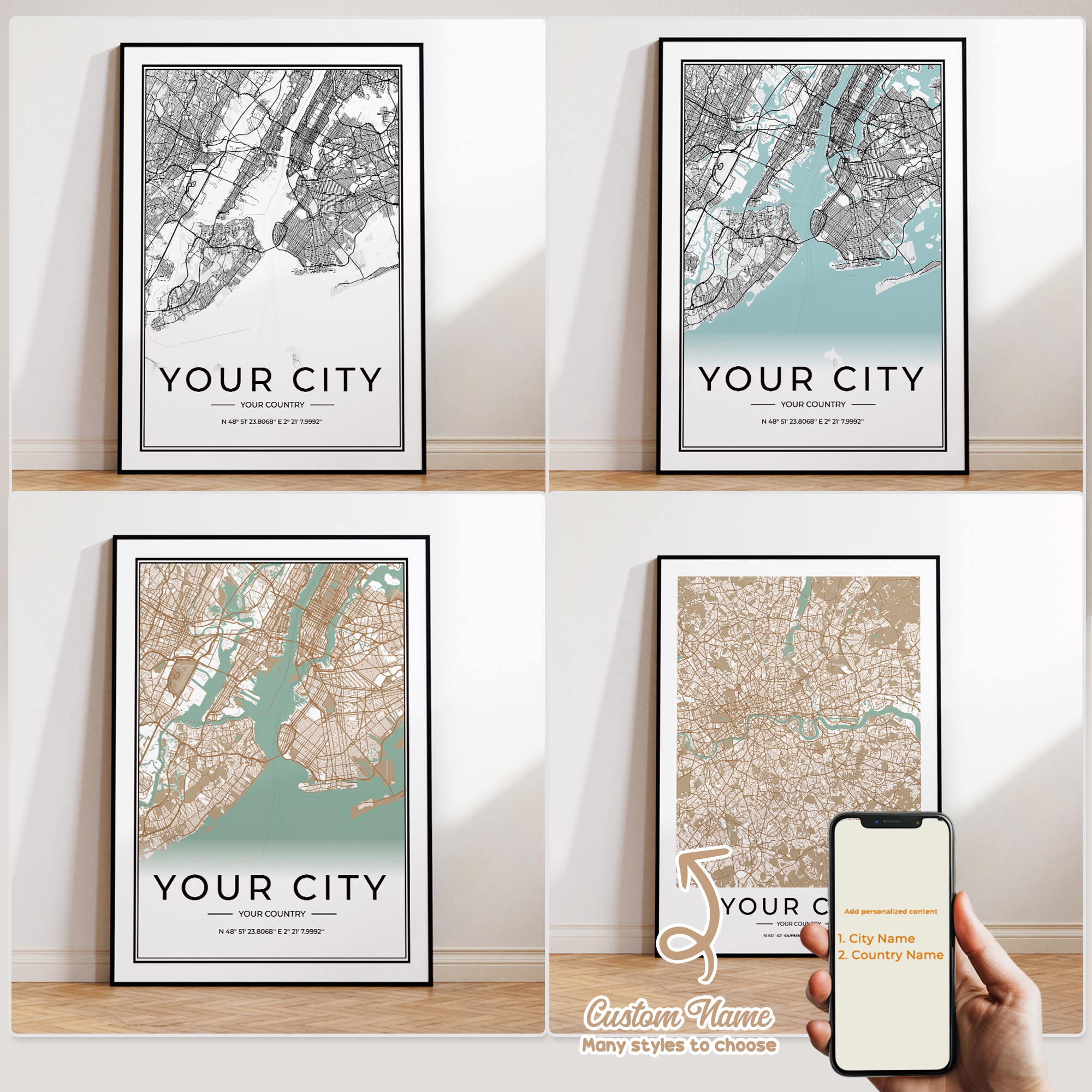 Custom Personalized City And C - Custom Star Map 리뷰 및 가격