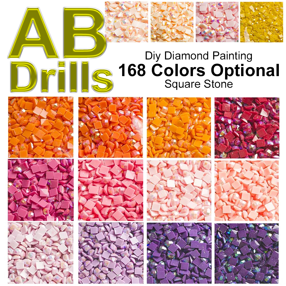 AB Square Stone Drills DIY Dia - Photo Mosaic Print 리뷰 및 가격