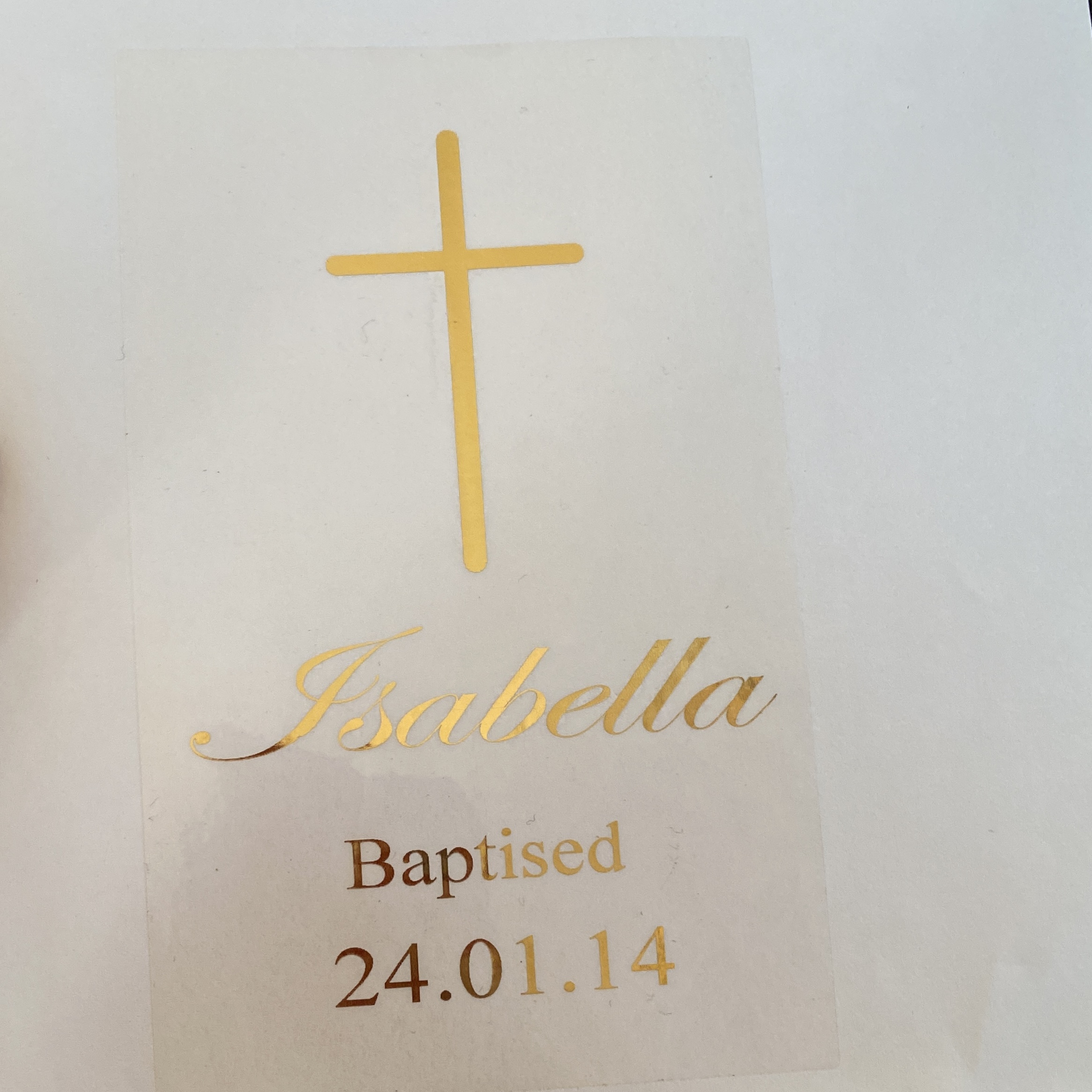 1 Personalised My Baptism cand - Personalised Candle Label 리뷰 및 가격