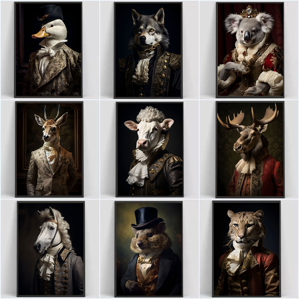 Aristocrat Animals Portrait Po - Pet Portrait Custom 리뷰 및 가격