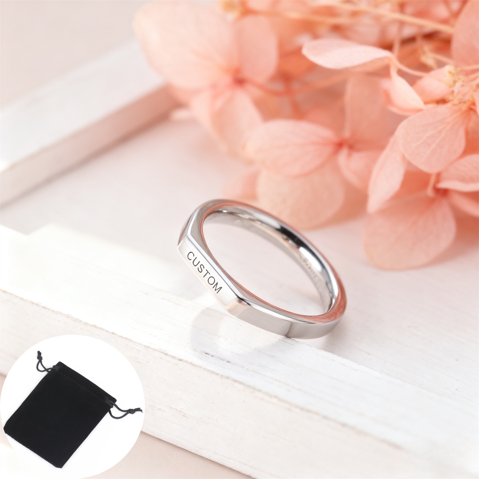 Customized Date Name Ring Stai - Initial Ring Custom 리뷰 및 가격