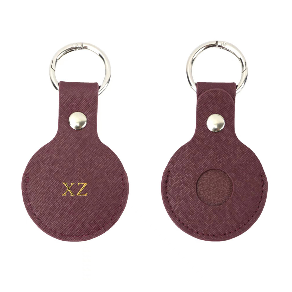 Custom Gold initial letters Fo - Monogram Keychain Leather 리뷰 및 가격
