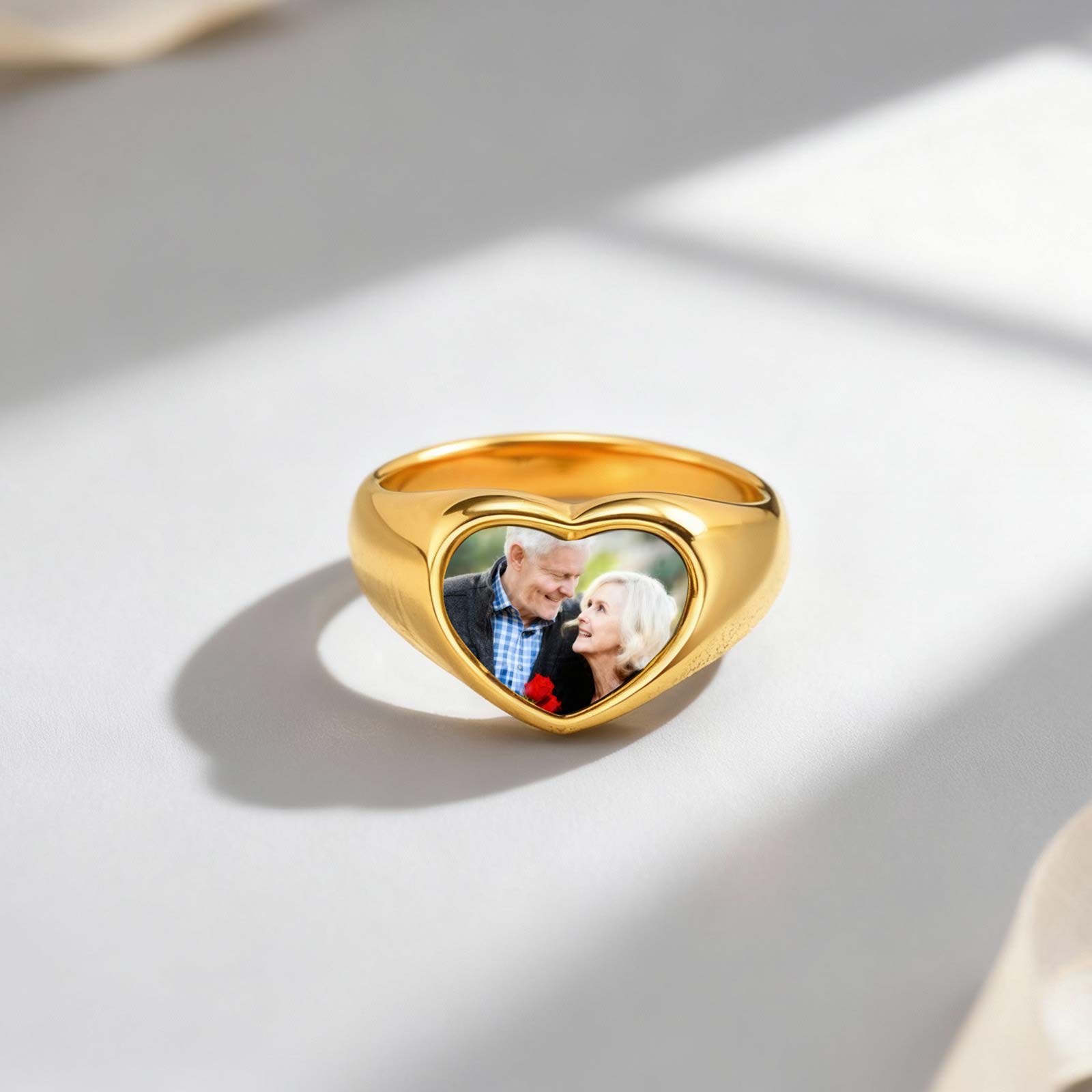 Custom Photo Signet Ring for W - Initial Ring Custom 리뷰 및 가격