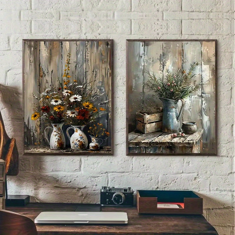 1pc Frameless  Retro Still Lif - Family Tree Print 리뷰 및 가격