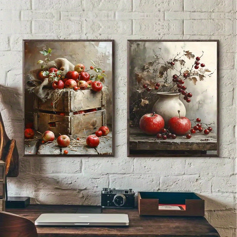 1pc Frameless  Retro Still Lif - Family Tree Print 리뷰 및 가격