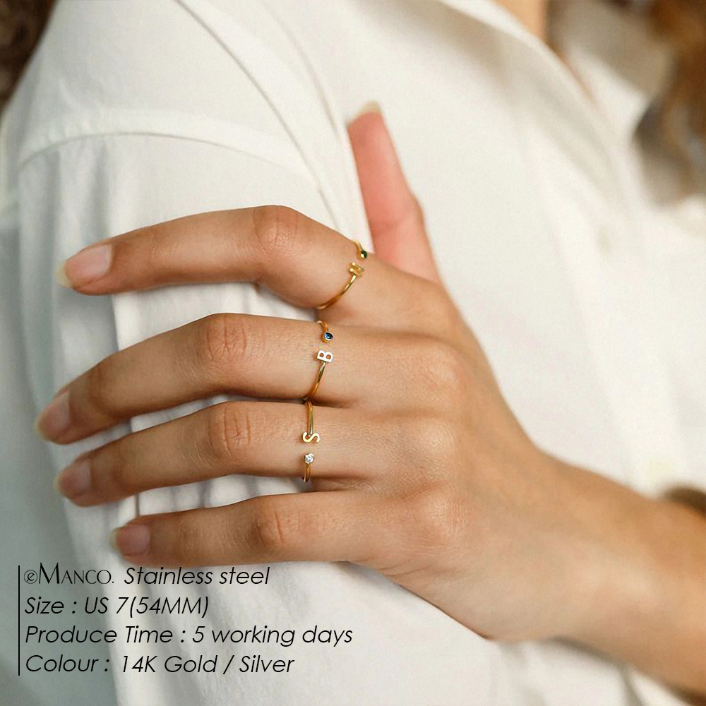 eManco Custom Open End Rings C - Initial Ring Custom 리뷰 및 가격