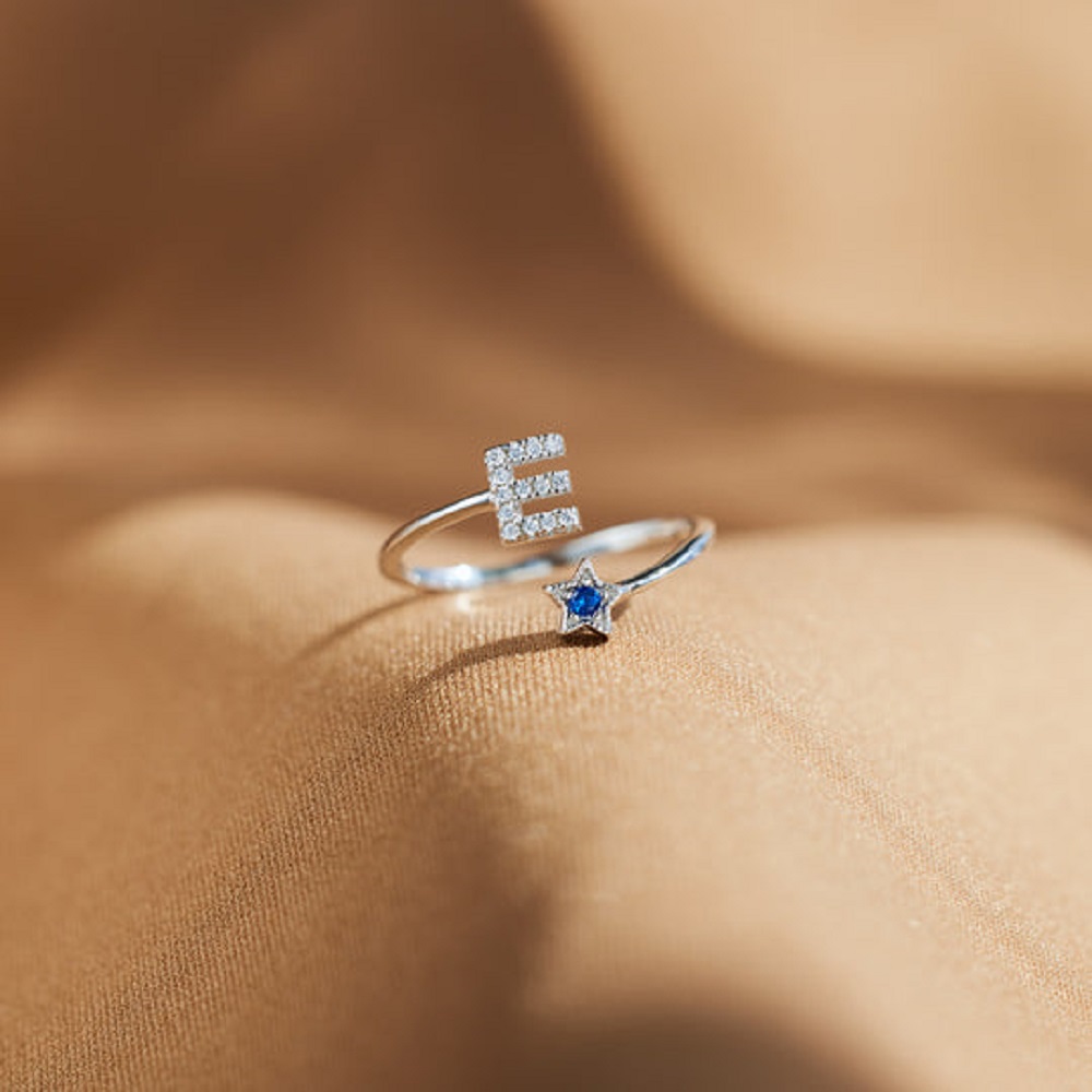 YOU WERE BORN TO SHINE INITIAL - Initial Ring Custom 리뷰 및 가격