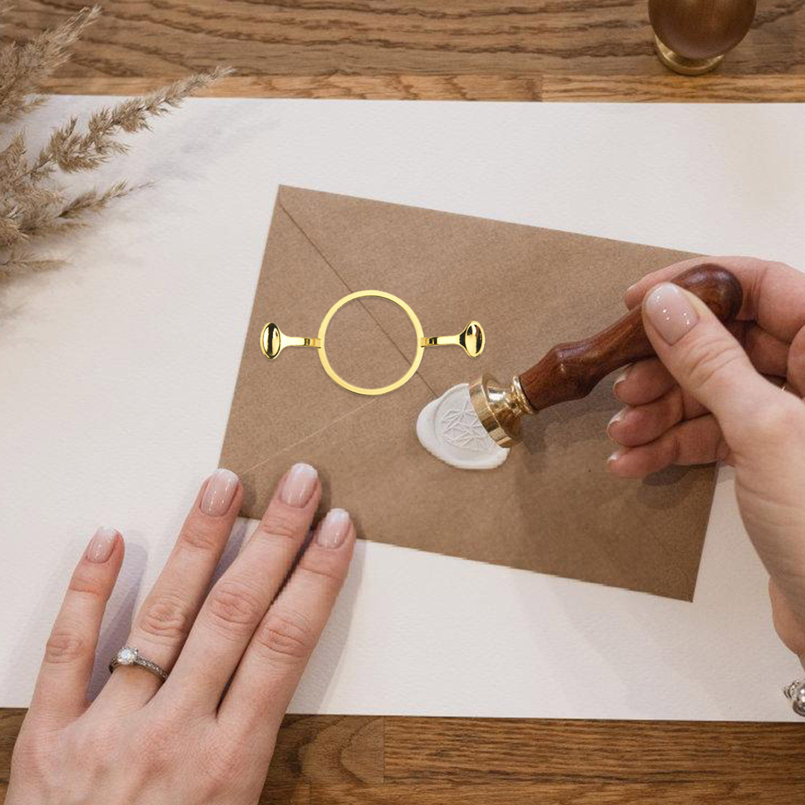 1Set Wax Seal Stamp Kit Metal  - Wax Seal Letter Kit 리뷰 및 가격