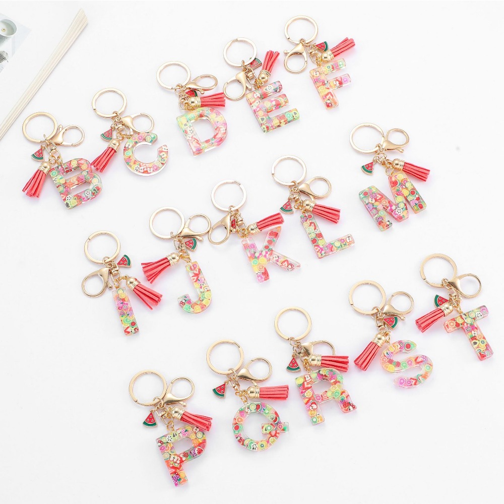 Personalized A-Z Key Ring Buck - Monogram Keychain Leather 리뷰 및 가격