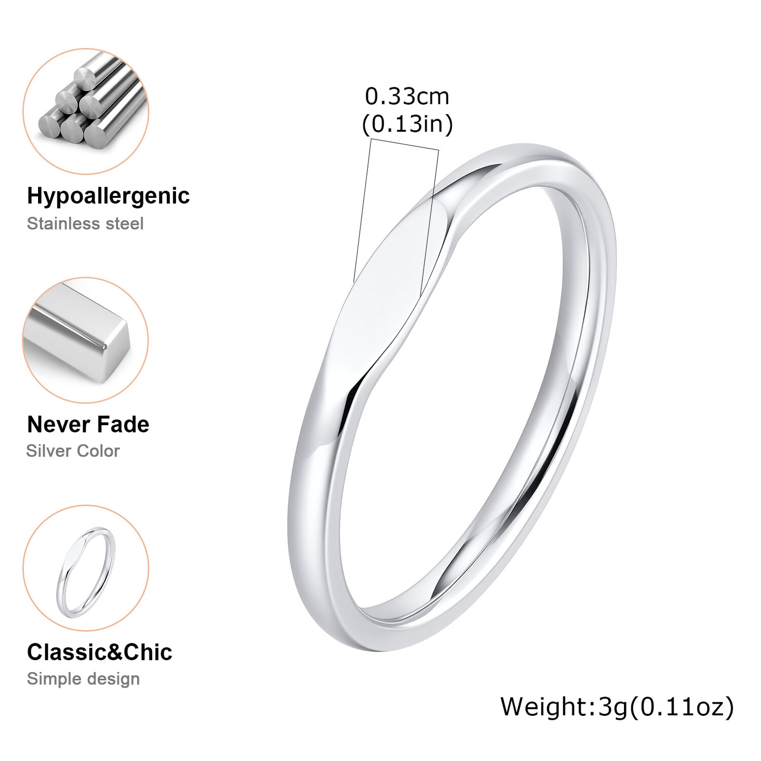 Minimalist Couple Ring for Men - Initial Ring Custom 리뷰 및 가격