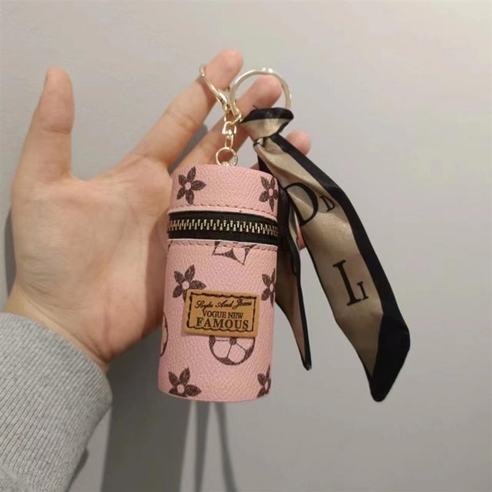 Pink Monogram Floral Print Cyl - Monogram Keychain Leather 리뷰 및 가격