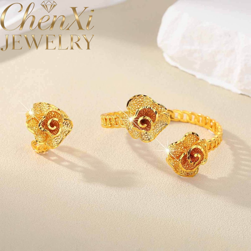 Sand Gold Floral Open-End Bang - Coordinates Bracelet 리뷰 및 가격