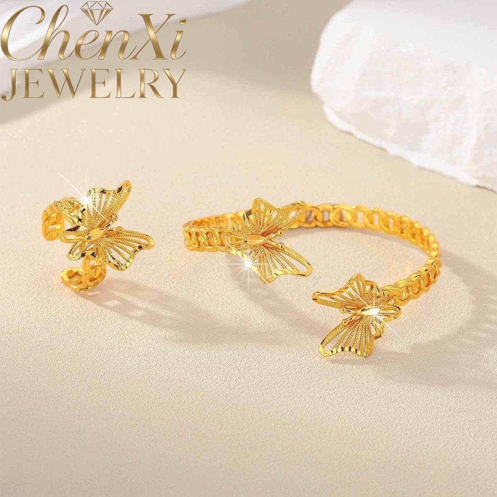 Sand Gold Floral Open-End Bang - Coordinates Bracelet 리뷰 및 가격