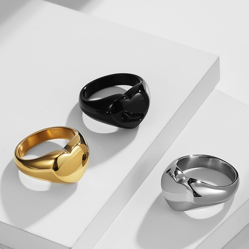 Customized Women Signet Ring C - Initial Ring Custom 리뷰 및 가격